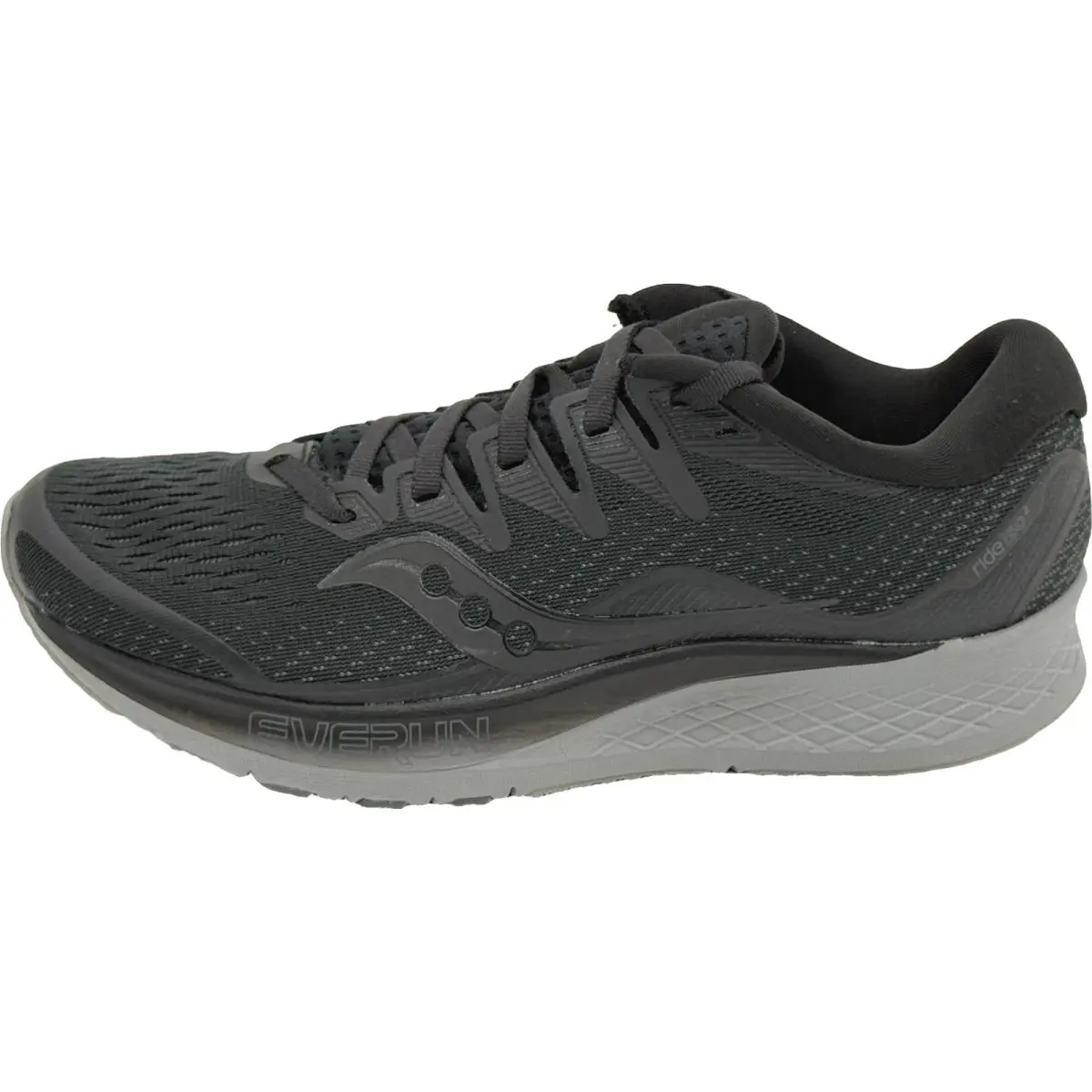 Saucony Ride Iso 2 Men`s 7.5 D Blackout - Blackout