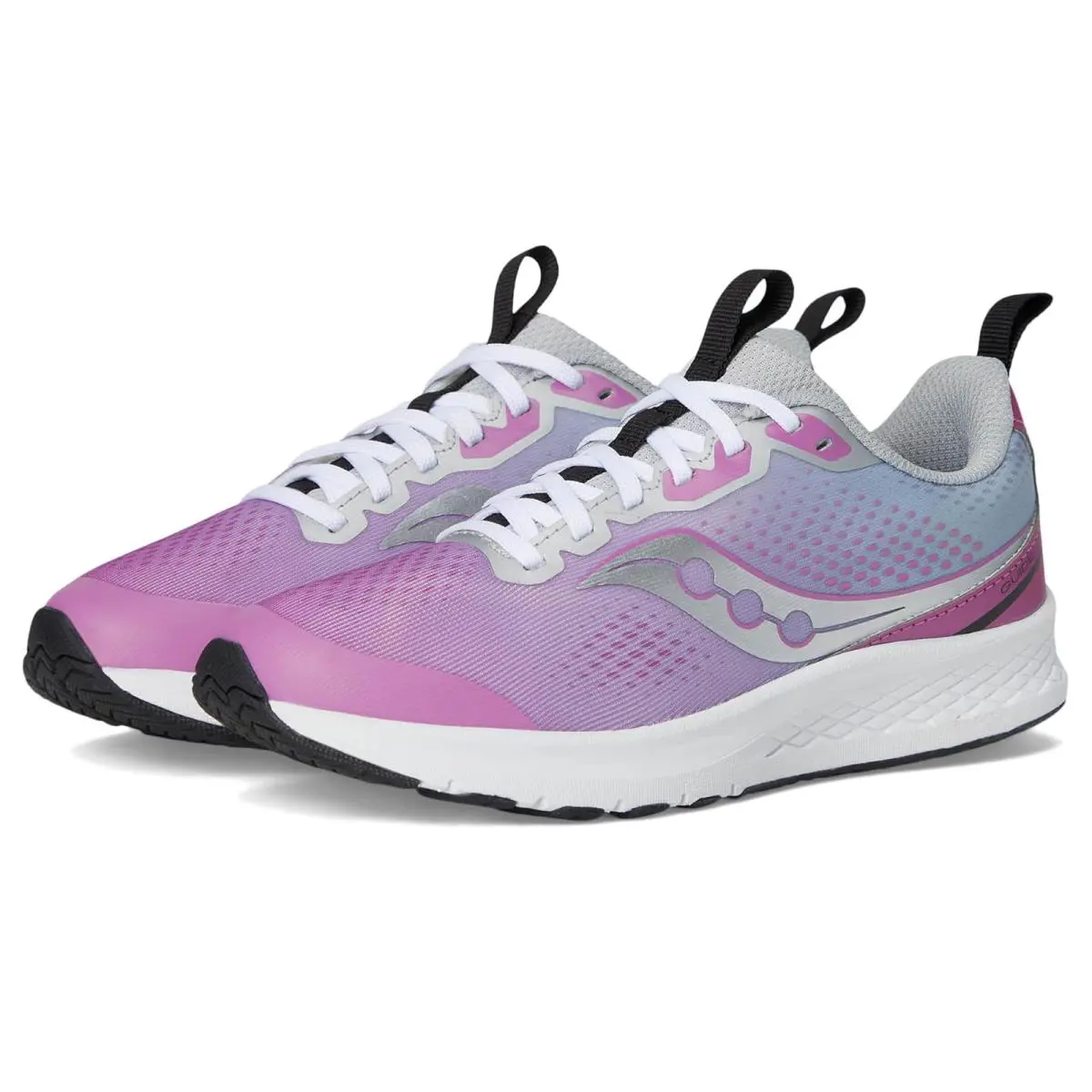 Children Unisex Shoes Saucony Kids Guide Kdz Little Kid/big Kid - Grey/Berry