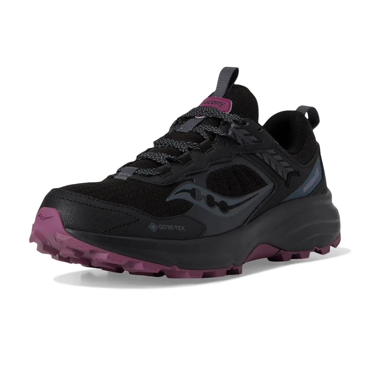 Saucony shoes - Black/Plum 12