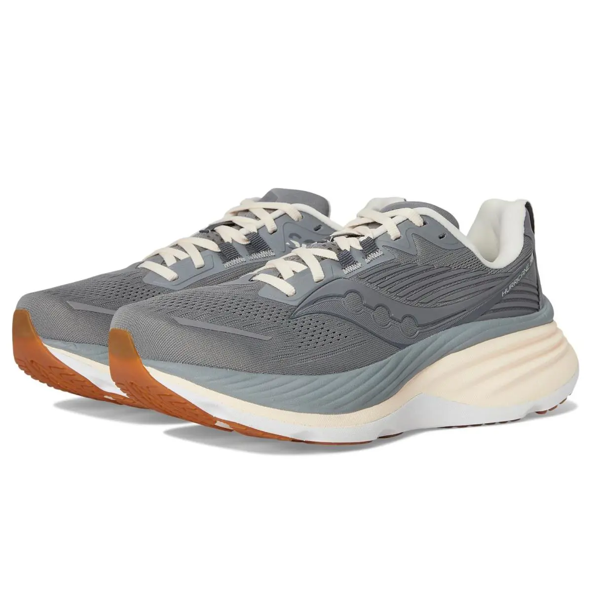 Woman`s Sneakers Athletic Shoes Saucony Hurricane 24 - Cinder/Gum