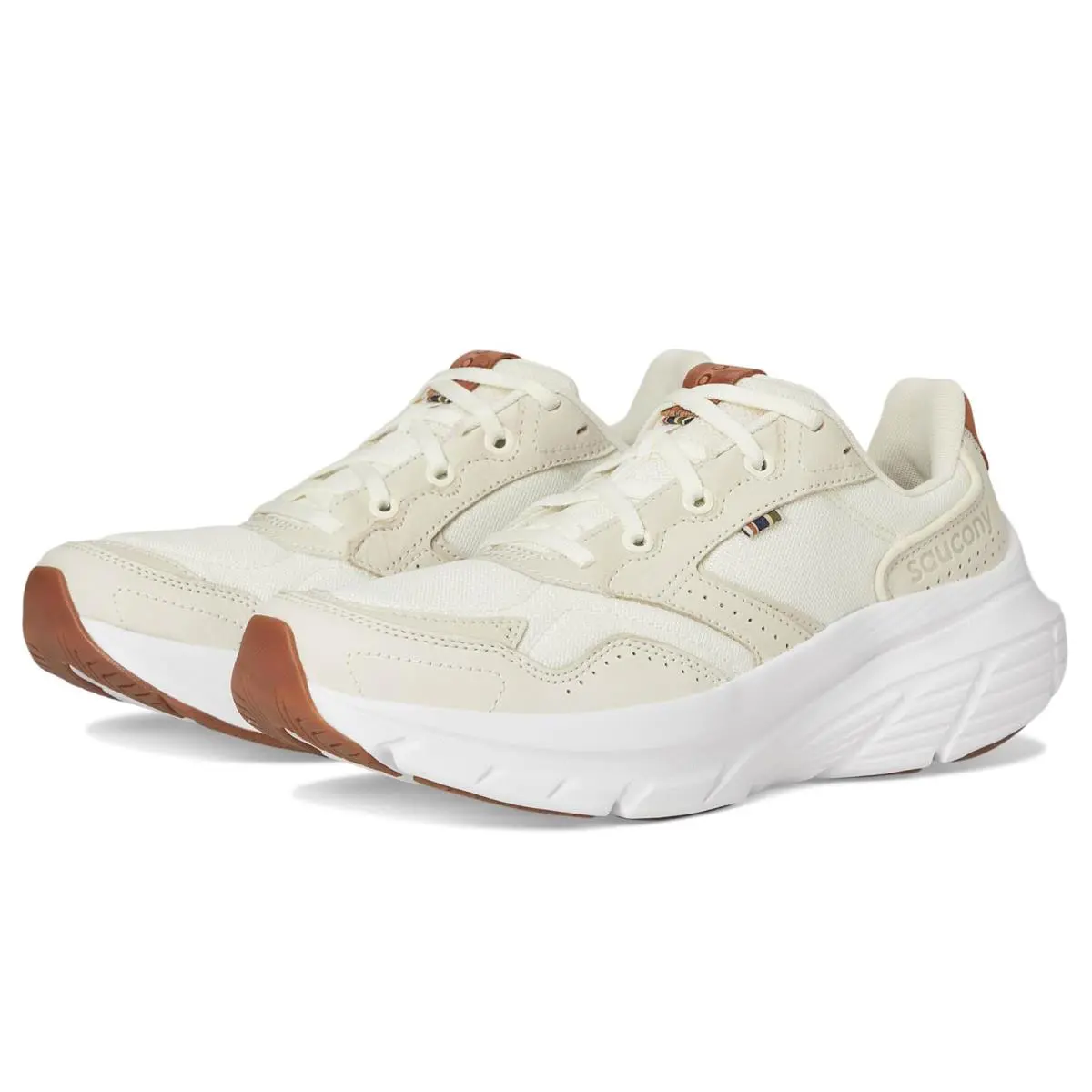 Woman`s Sneakers Athletic Shoes Saucony Guide Metro - Vanilla