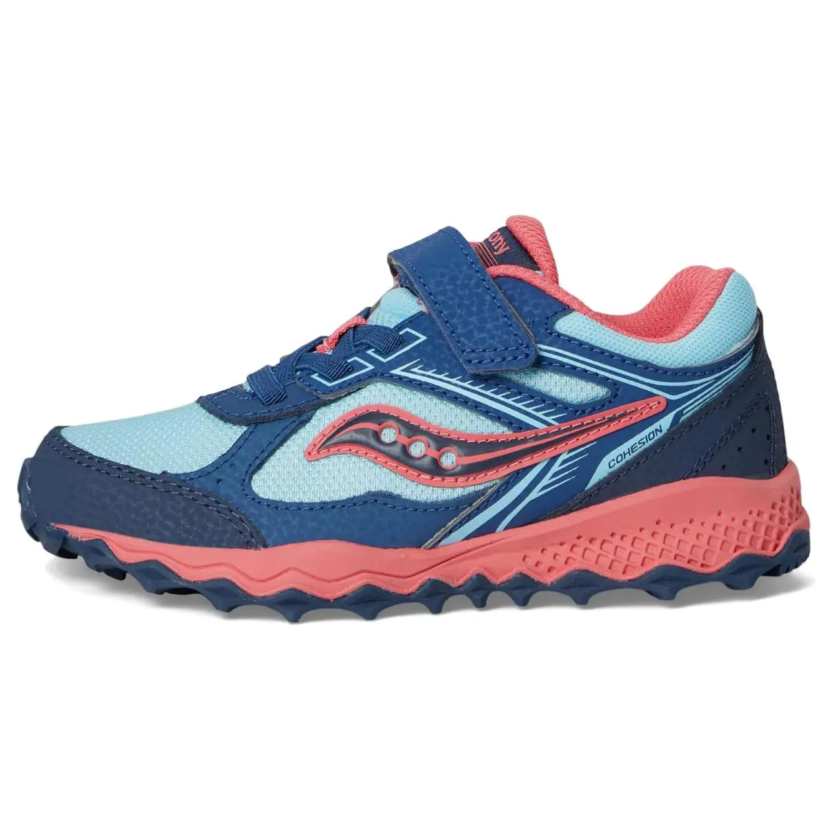 Saucony shoes - Aqua/Coral 2