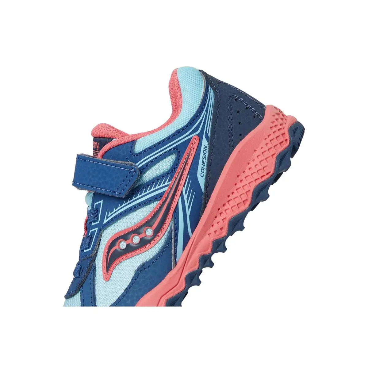 Saucony shoes - Aqua/Coral 4