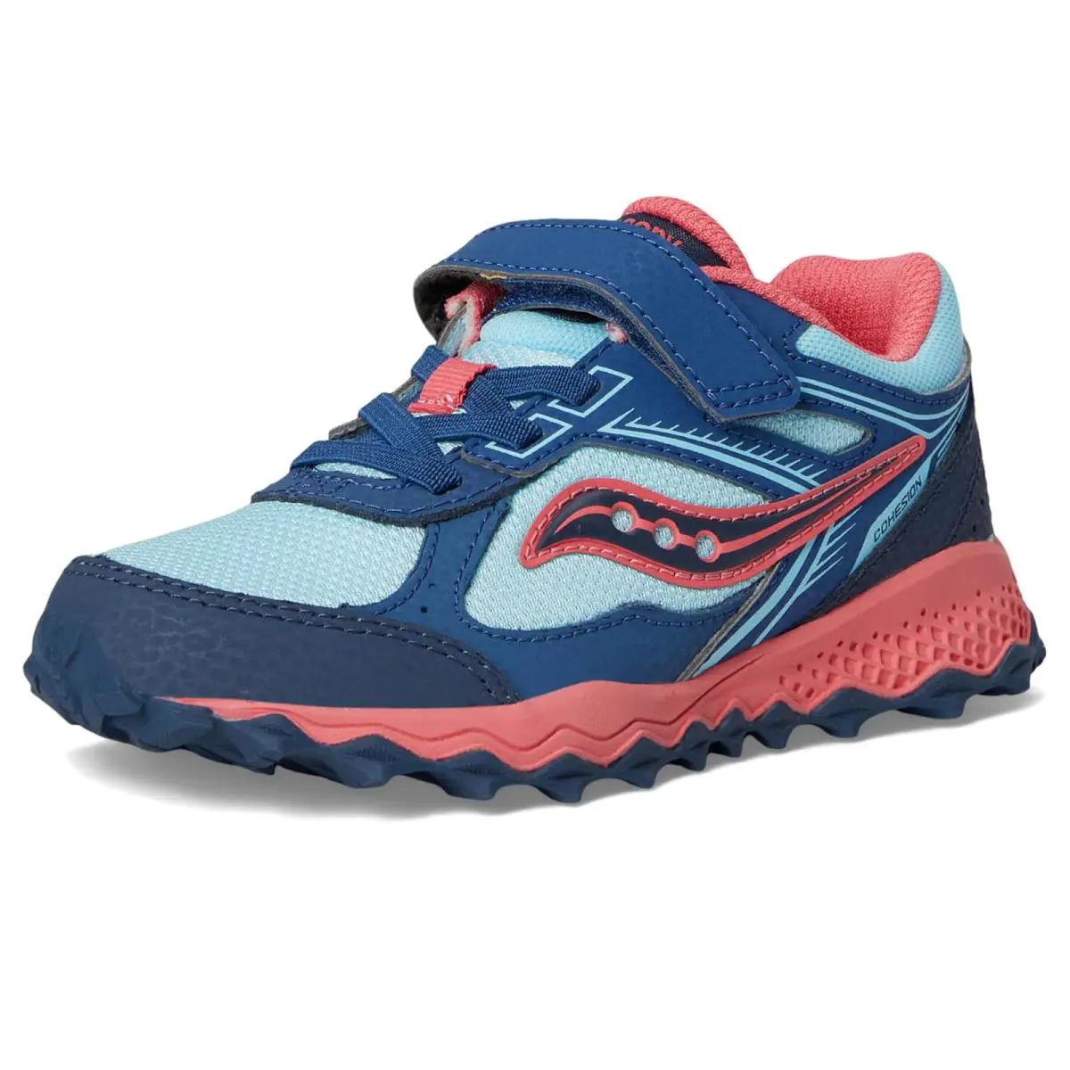 Saucony shoes - Aqua/Coral 5
