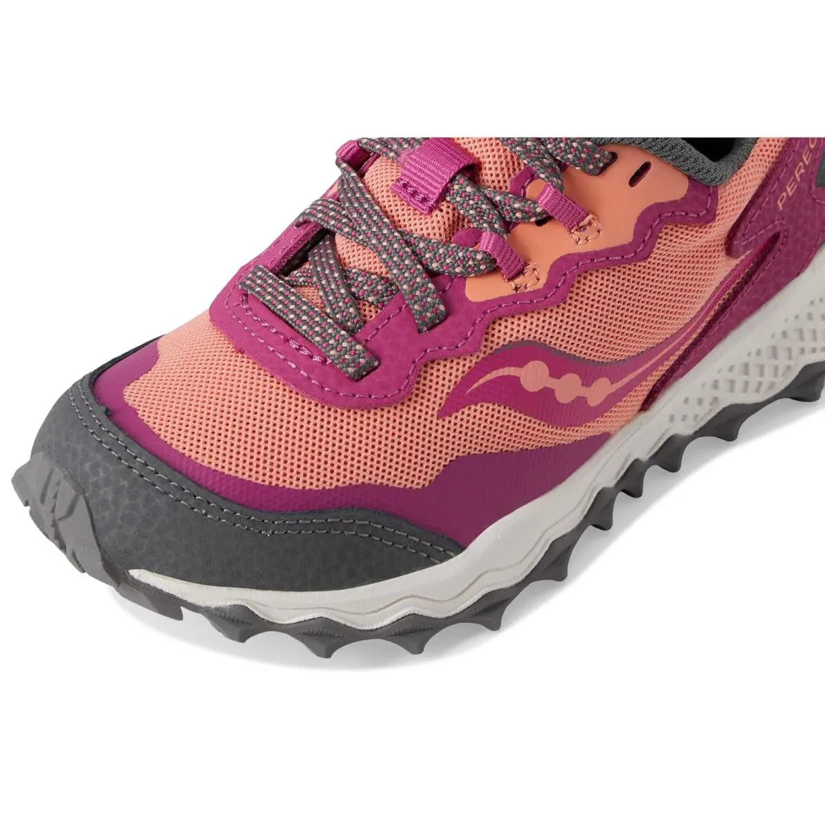Saucony shoes - Berry/Coral 4