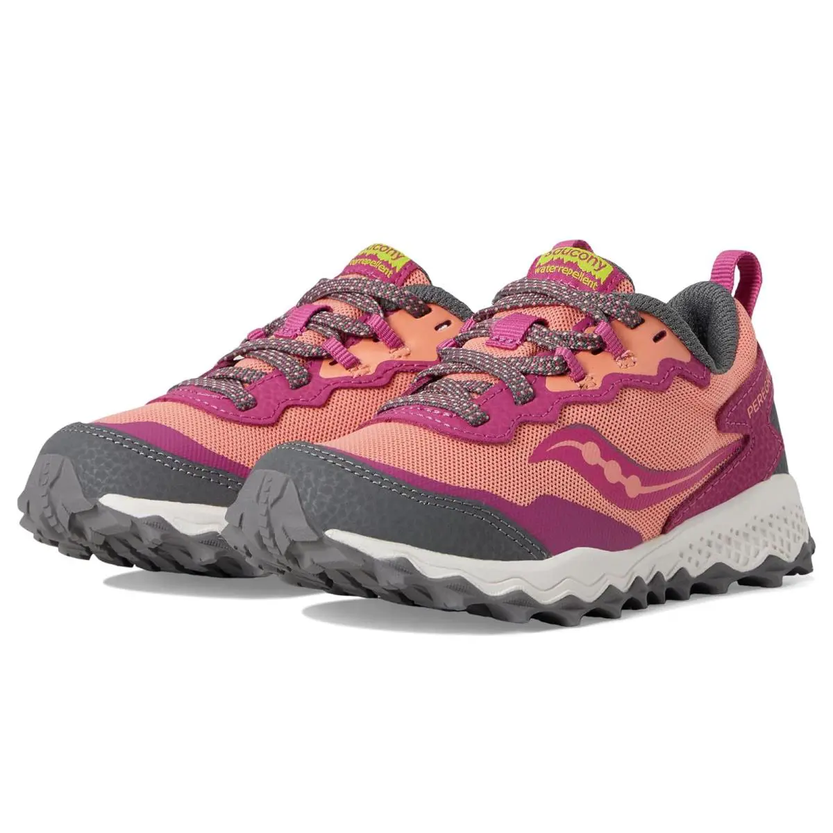 Saucony shoes - Berry/Coral 6