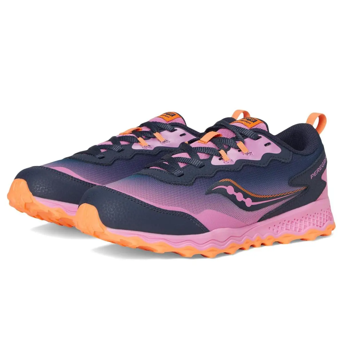 Saucony shoes - Berry/Coral 26