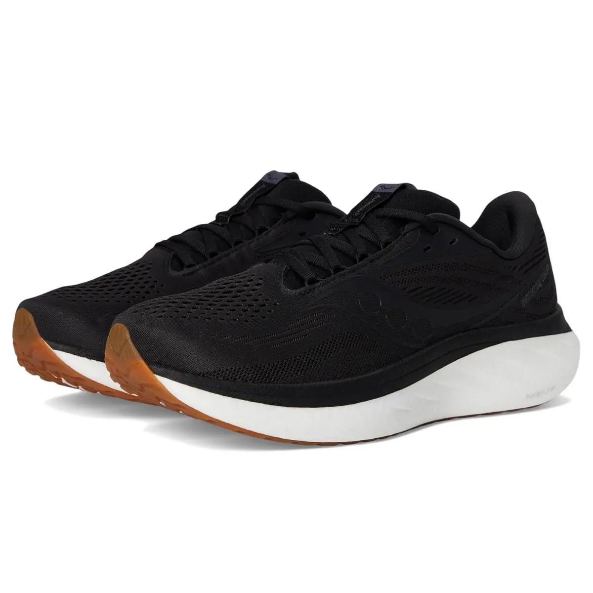 Saucony shoes - Black/Gum 6