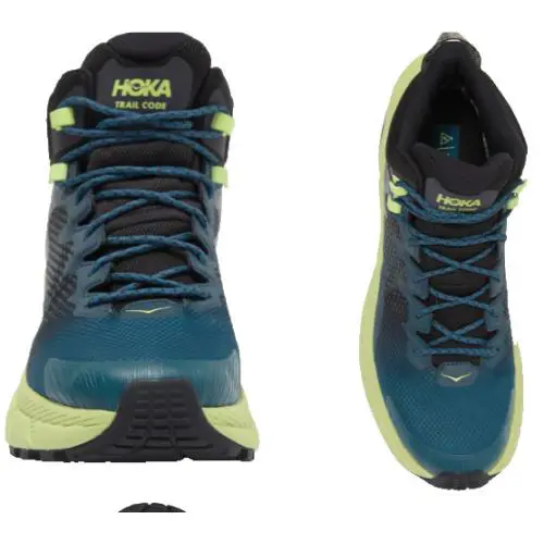 Hoka shoes - Blue Graphiti / Blue Coral 1