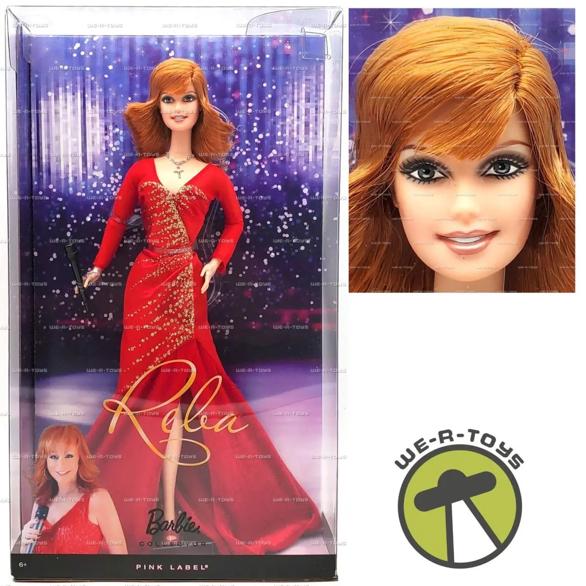 Barbie Collector Pink Label Reba Doll 2010 Mattel T7658