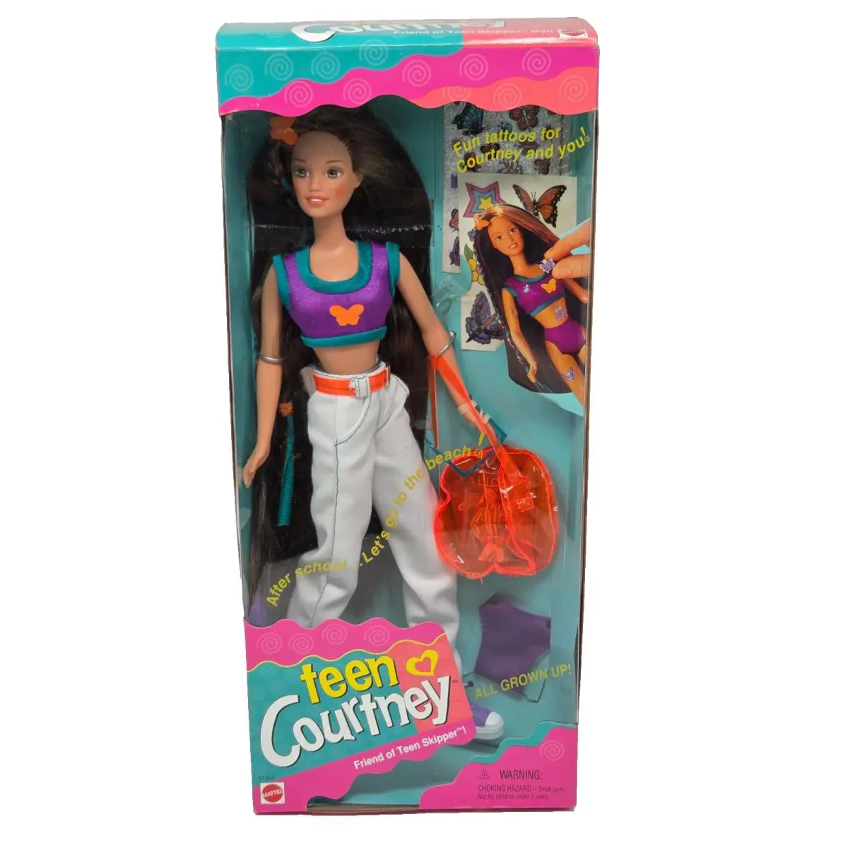 Vintage 1996 Teen Courtney Friend OF Skipper Barbie Doll 17354