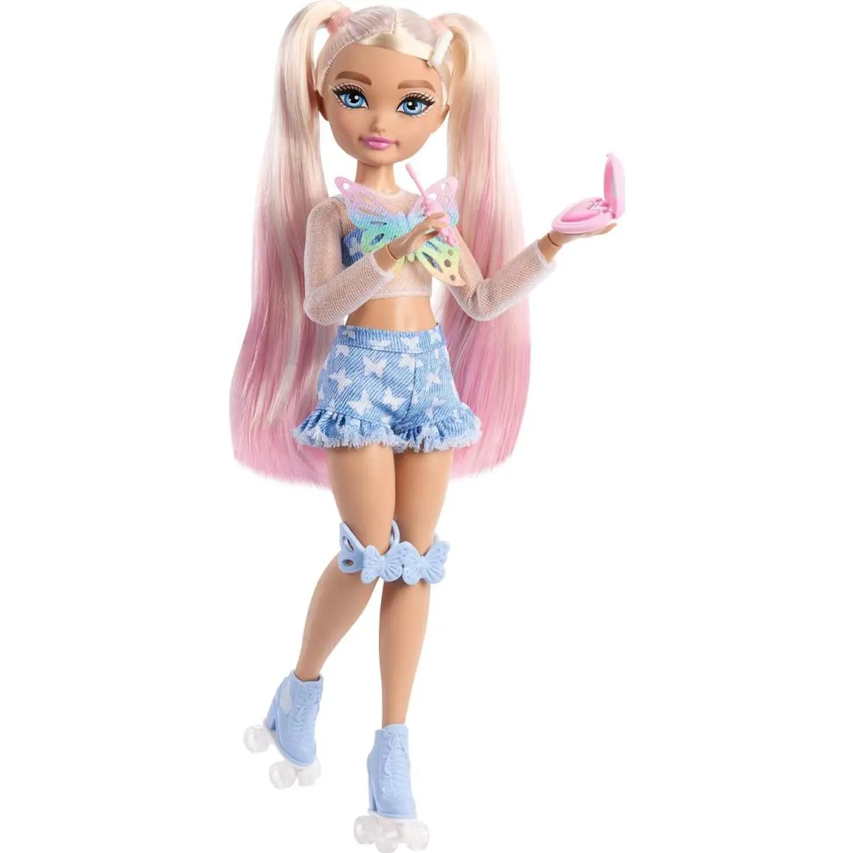Barbie Dream Besties Doll Accessories Malibu Posable Roller Skating w Blond Hair