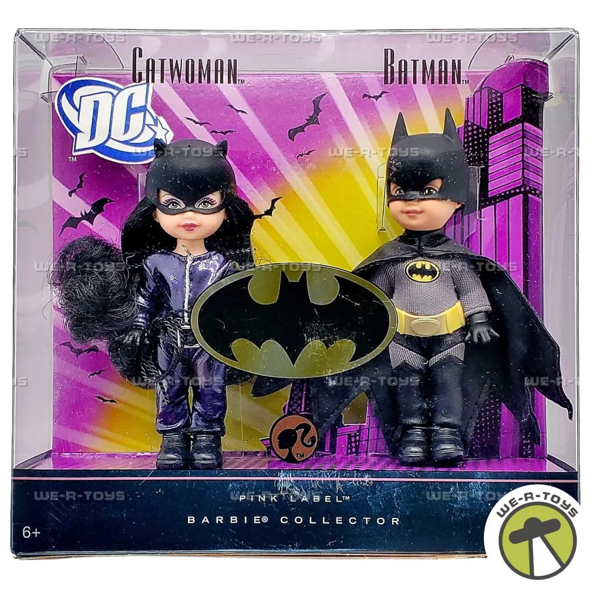 Barbie Kelly and Tommy as Catwoman and Batman Doll Gift Set 2008 Mattel N2689