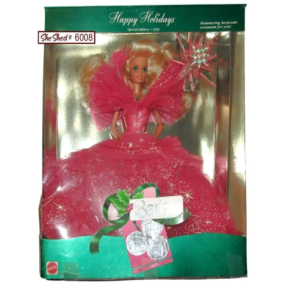 Barbie Vintage 1990 Happy Holidays 4098 Doll by Mattel Nrfb