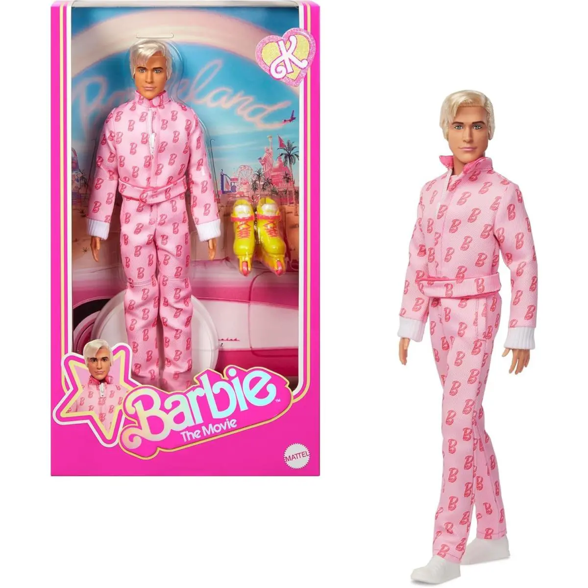 Barbie The Movie Ken Doll Ryan Gosling Pink Jumpsuit JCP80 I`m Coming with You