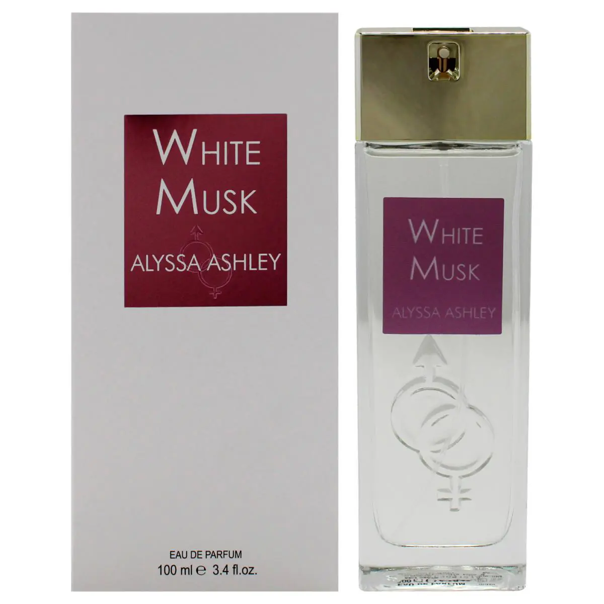 2 Pack White Musk  For Women - 3.4 oz Edp Spray by Alyssa Ashley