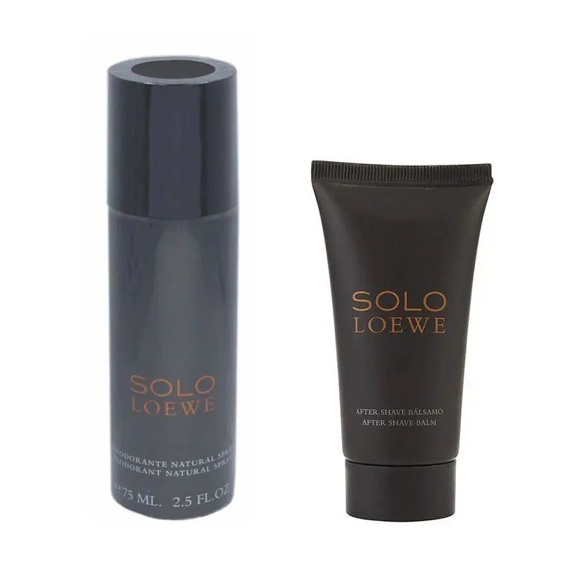 Solo Loewe 2.5 oz / 75ml Deodorant Spray and 1.7 oz / 50ml After Shave Balm