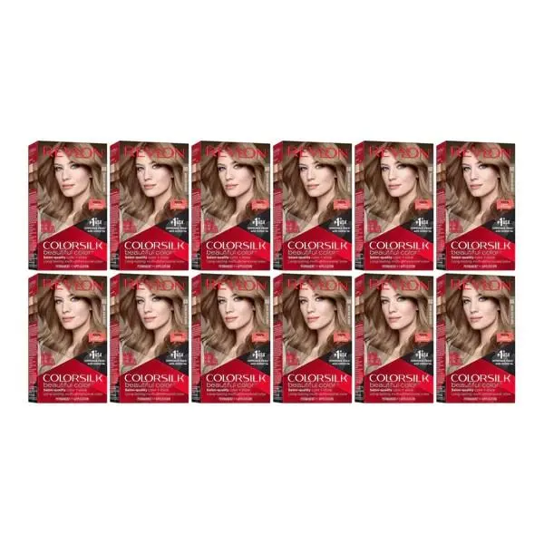 Pack of 12 - 1 Case Revlon Colorsilk Hair Color 60 Dark Ash Blonde