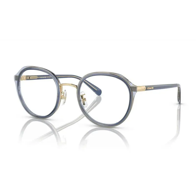 Coach HC5162 9435 Transparent Blue/light Gold 50mm Eyeglasses