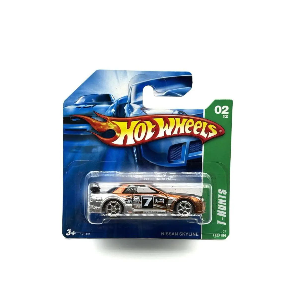 2007 Hot Wheels Super Treasure Hunt Nissan Skyline 2/12 122/156 Short Card