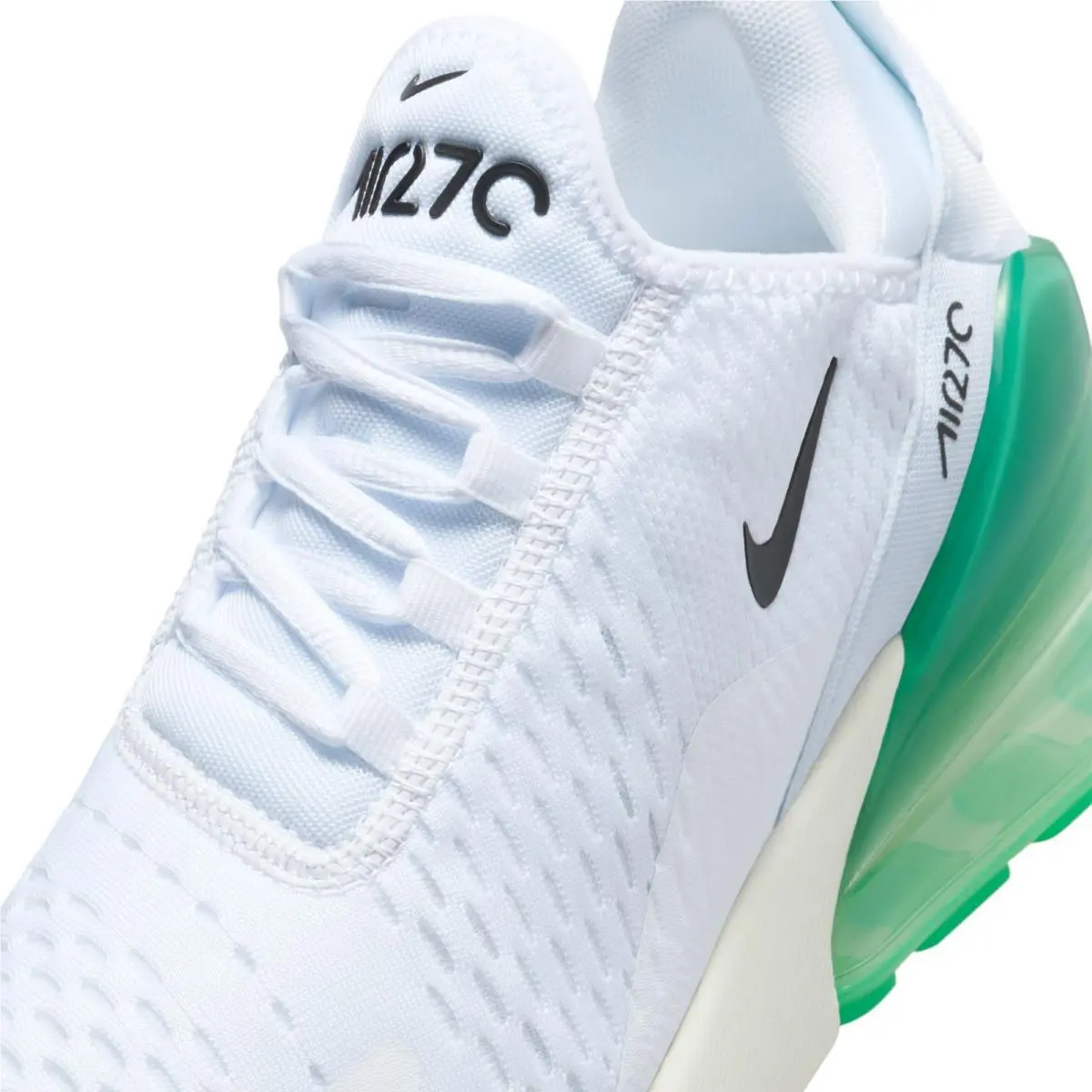 Nike shoes - Nike Air Max 270 - Air Max - AH6789-125 - White/Summit White/Stadium Green/Black 5