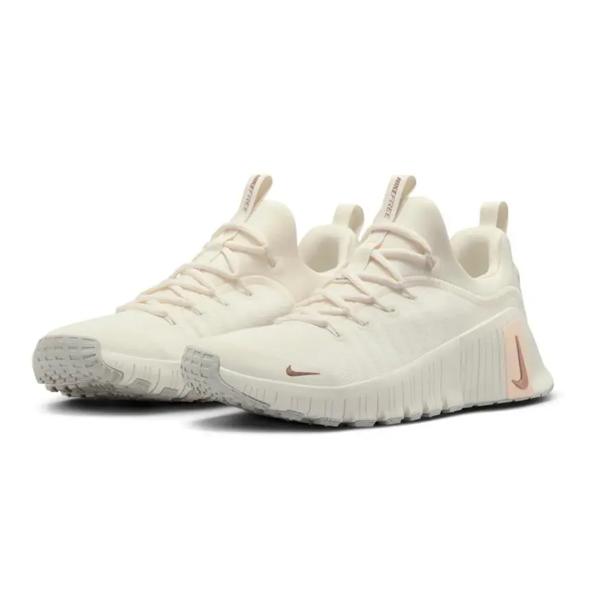 Women Nike FJ7126 100 Free Metcon 6 Running Pale Ivory/bronze Shoes Sneakers - PALE IVORY/BRONZE