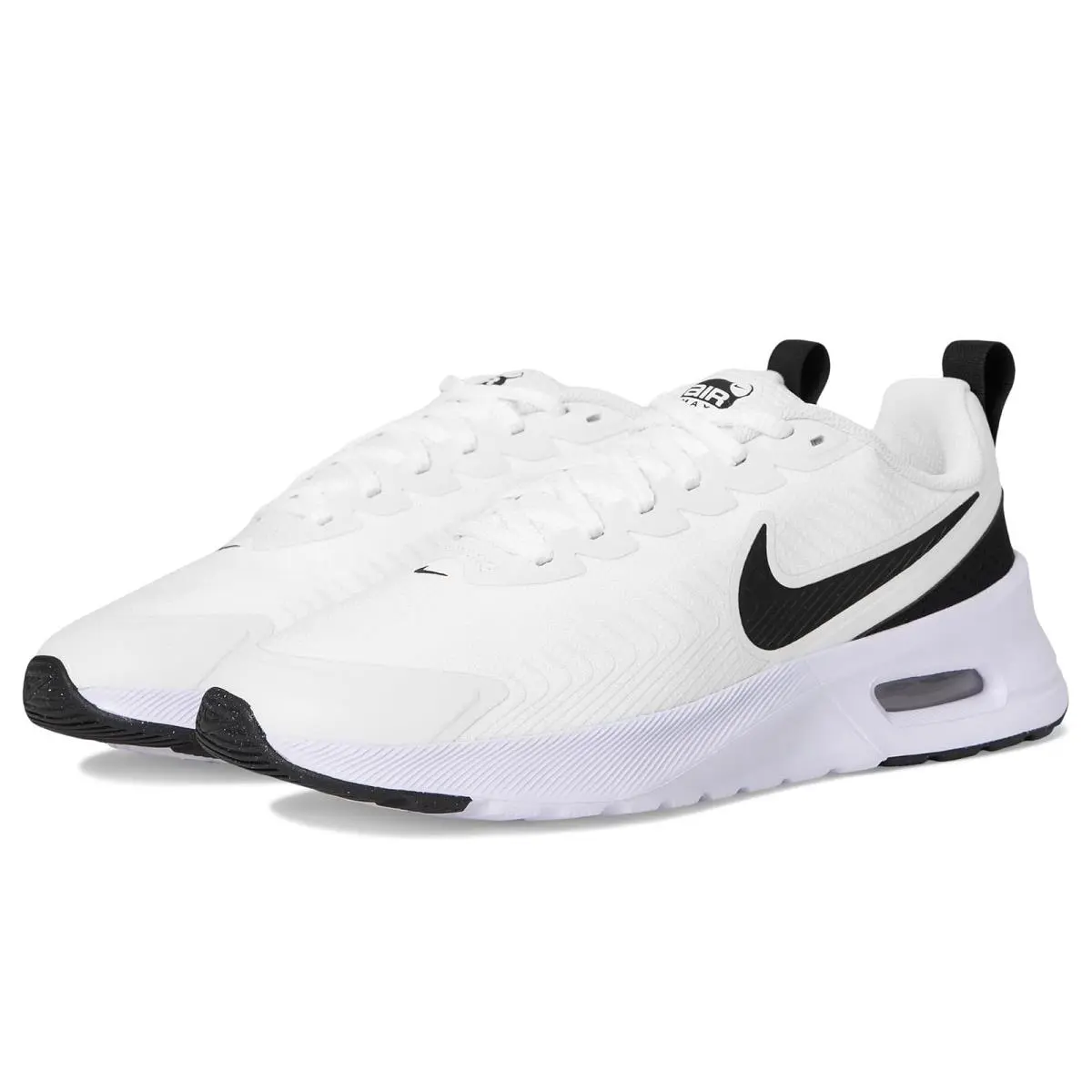 Man`s Sneakers Athletic Shoes  Air Max Nuaxis White/Black/White by Nike