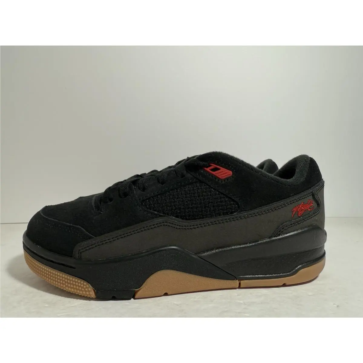 Nike shoes - Jordan Flight Court Black Gum Medium Brown - HF3333-001 - Black 7