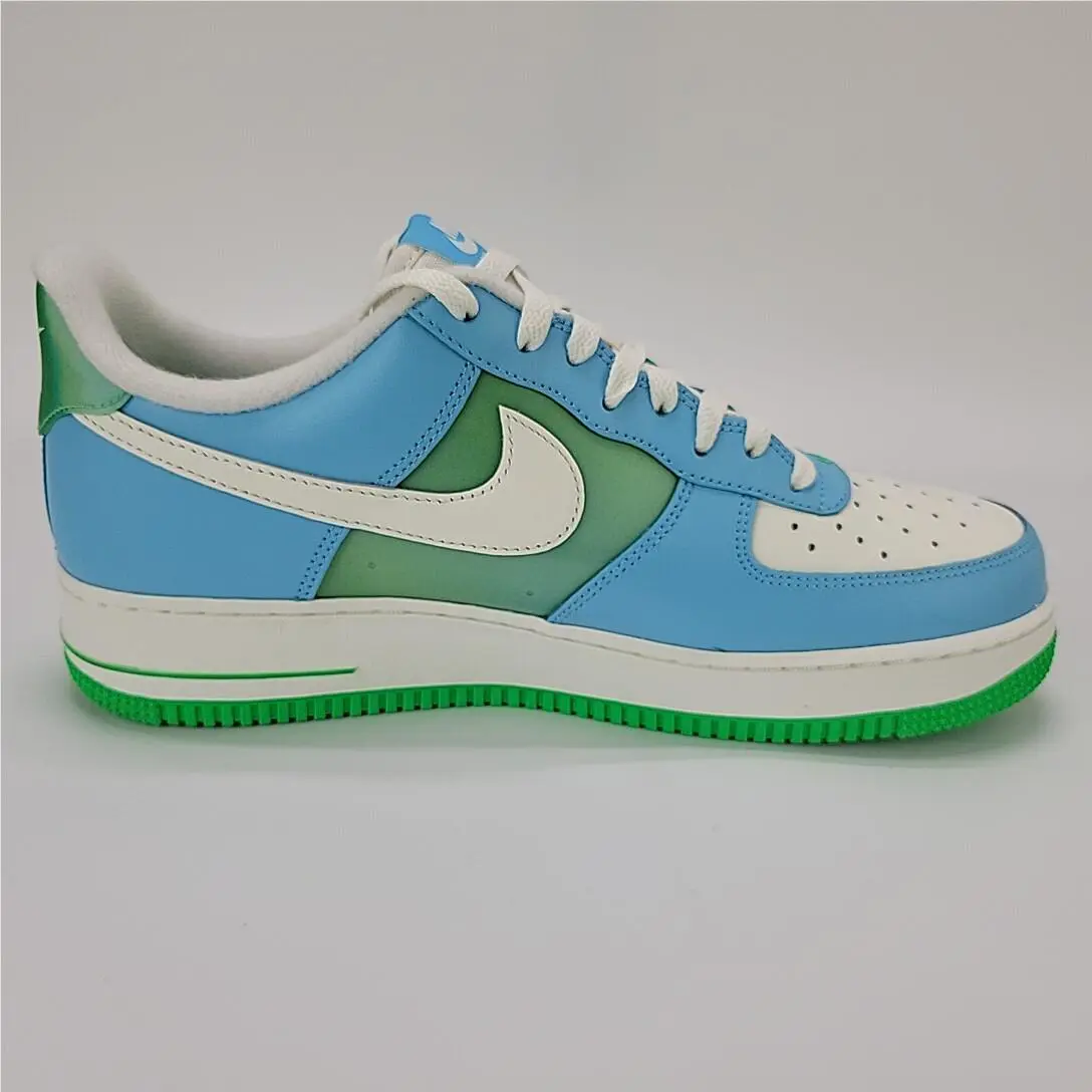 Nike shoes - Nike Air Force 1 `07 - FZ4032-407 - Aquarius Blue/Green Shock/Vapor Green/Sail 2