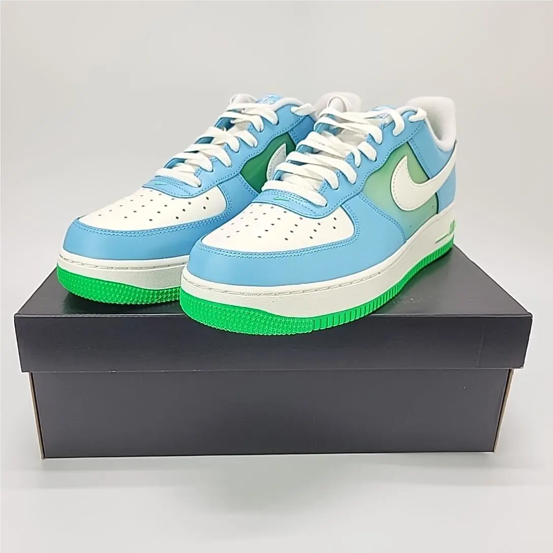 Nike shoes - Nike Air Force 1 `07 - FZ4032-407 - Aquarius Blue/Green Shock/Vapor Green/Sail 17