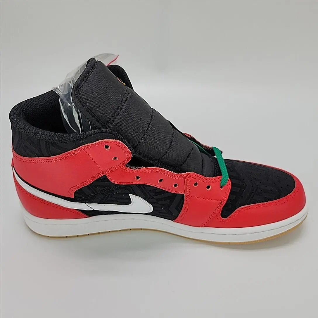 Nike shoes - Air Jordan 1 Mid SE - DQ8417-006 - Black/White/Malachite/Fire Red 2