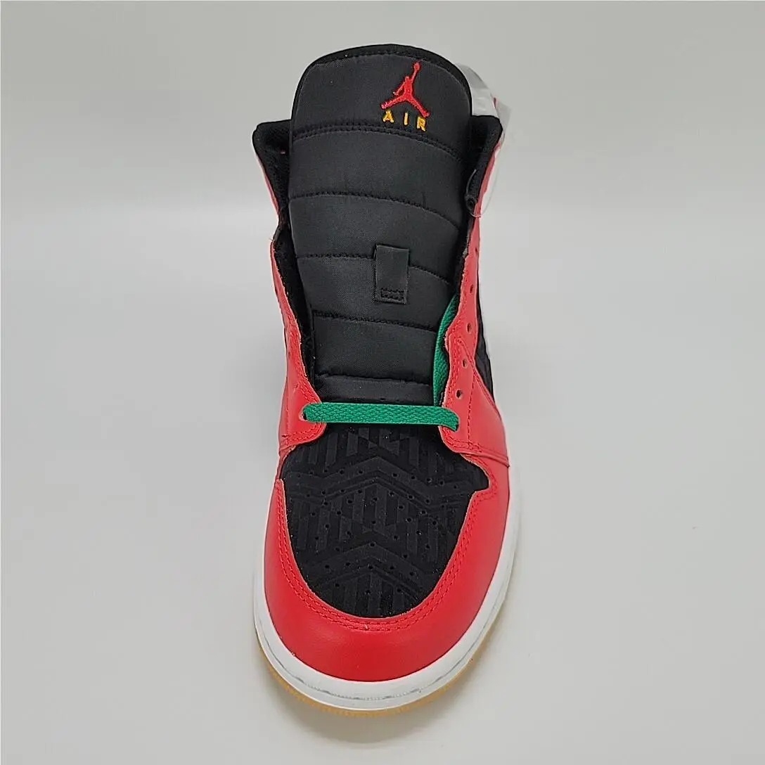 Nike shoes - Air Jordan 1 Mid SE - DQ8417-006 - Black/White/Malachite/Fire Red 15