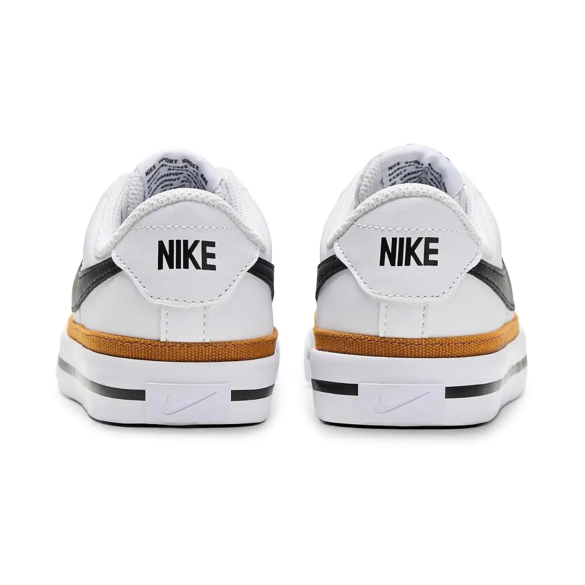 Nike shoes - Black/White/Gum Light Brown 54