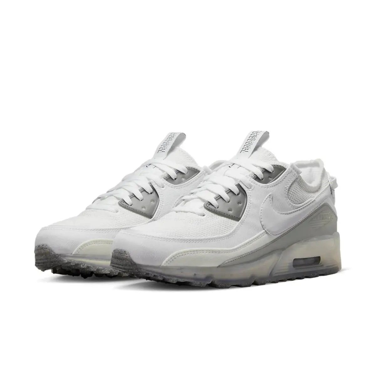 Nike Air Max Terrascape 90 DQ3987-101 Sneakers Men`s Triple White Casual Shoes