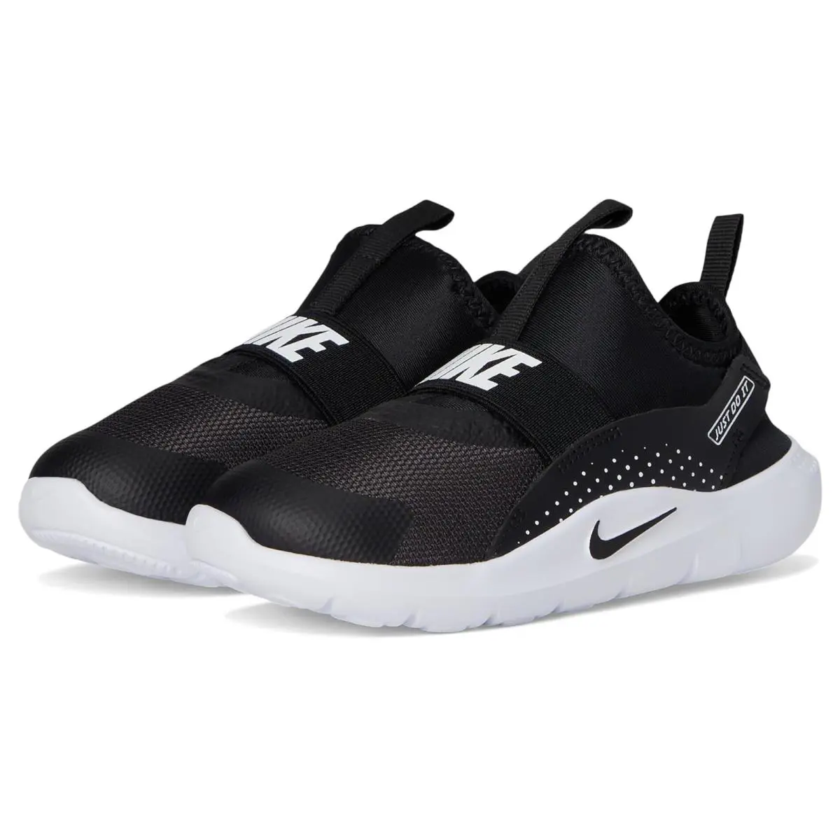 Children Unisex Shoes Nike Kids Flex Runner 4 Infant/toddler - Black/Black/White