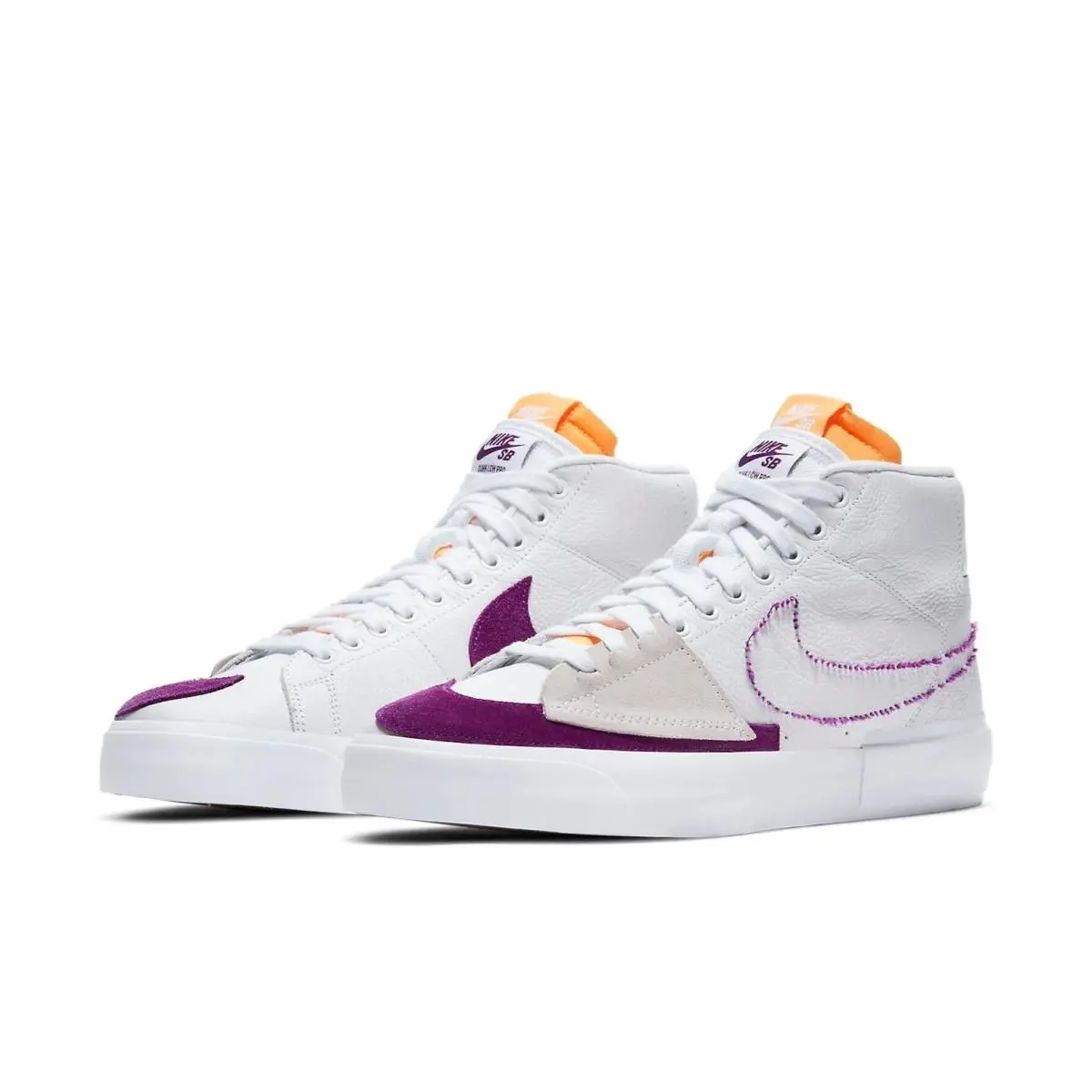 Nike shoes - Nike SB Zoom Blazer Mid - DA2189-100 - White/Viotech-White 0