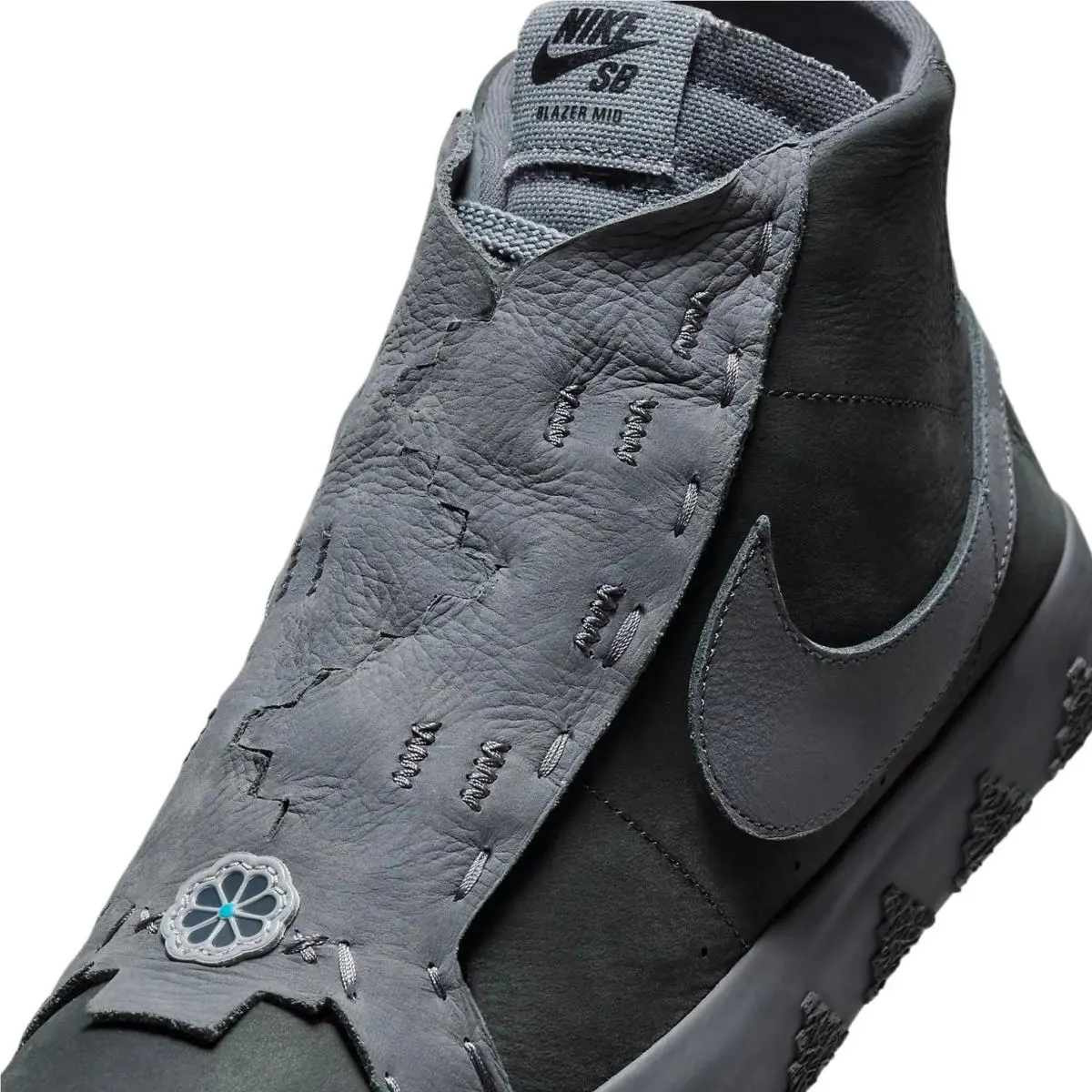 Nike shoes - Nike Zoom Blazer - Zoom Blazer - FQ0792-001 - Antracite/Dk Smoke Grey 4