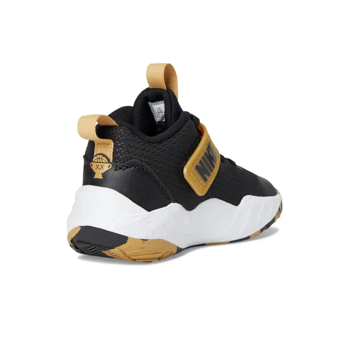 Nike shoes - Black/Black/Metallic Gold/White 3