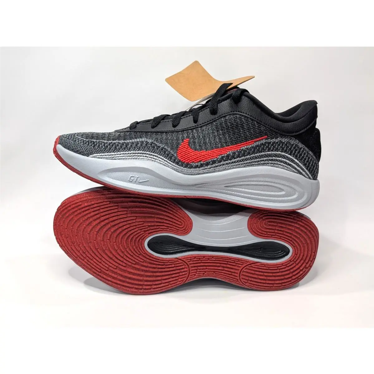 Nike shoes - Nike G.T. Hustle Academy - Hustle Academy - FJ7791-002 - Black/Red/Grey 2