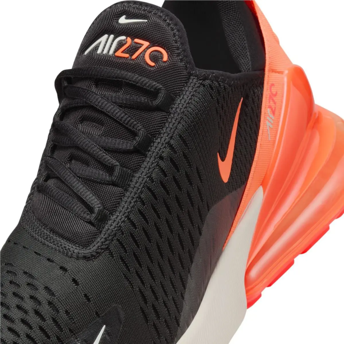 Nike shoes - Nike Air Max 270 - Air Max - AH8050-030 - Black/Bright Crimson/Phantom/Total Orange 4