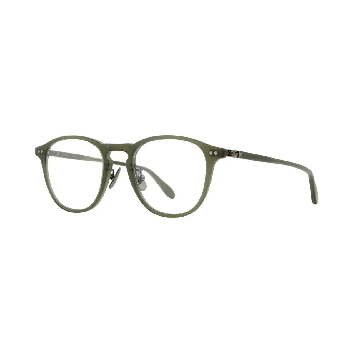 Garrett Leight Hampton J Evergreen Evgrn Eyeglasses - Frame: Evergreen