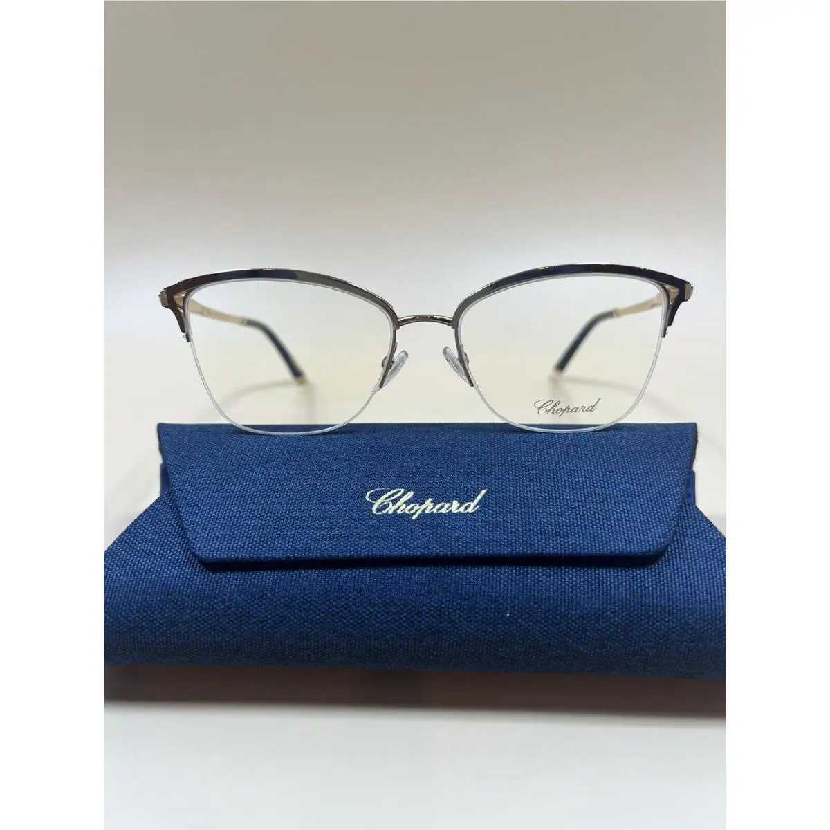 Chopard VCHD49S 0300 Gold Eyeglasses Frame Italy 23KT GP 54-17-140 Case Inc