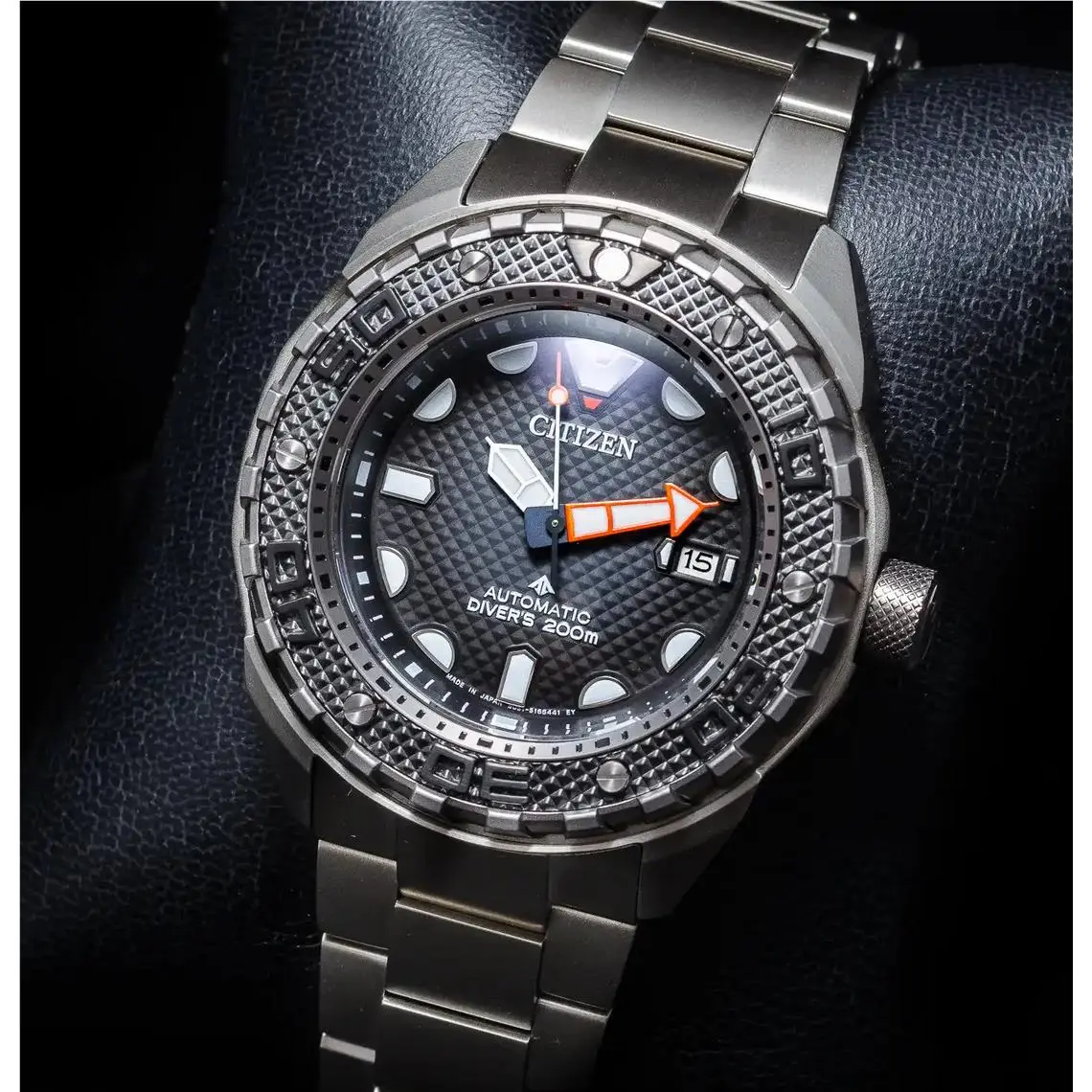 Citizen Super Titanium Promaster Automatic Sapphire Gray Dial Watch NB6004-83E