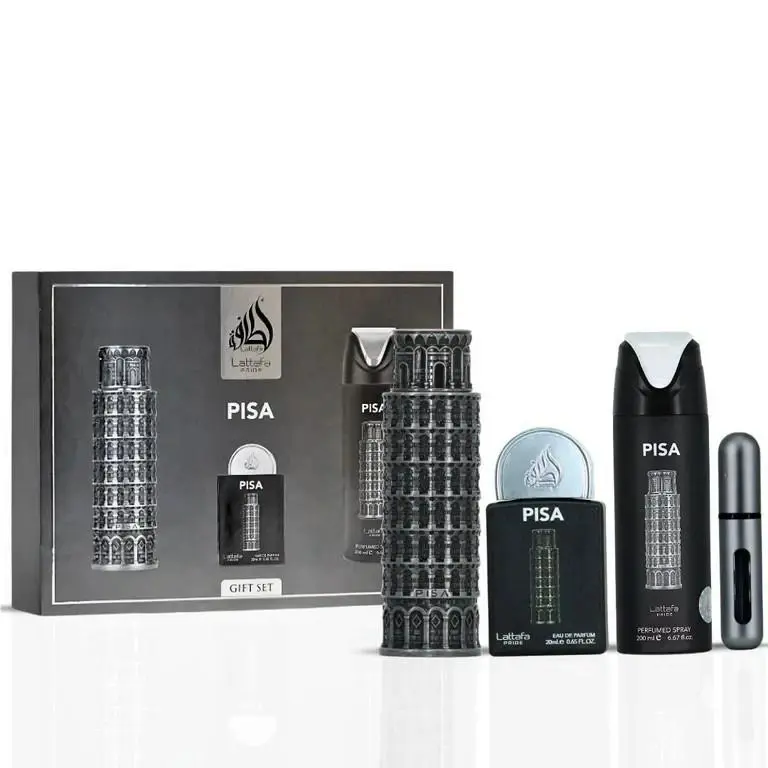 Pisa by Lattafa Pride Unisex 3pc - 3.4oz Edp 0.65oz Mini 6.67oz Spray