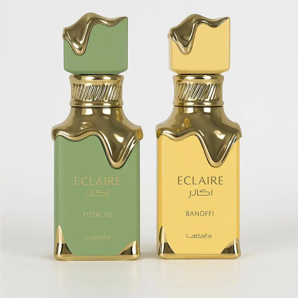 Lattafa Eclaire Bundle Banoffi and Pistache Fragrance For Women 3.4 Ounce