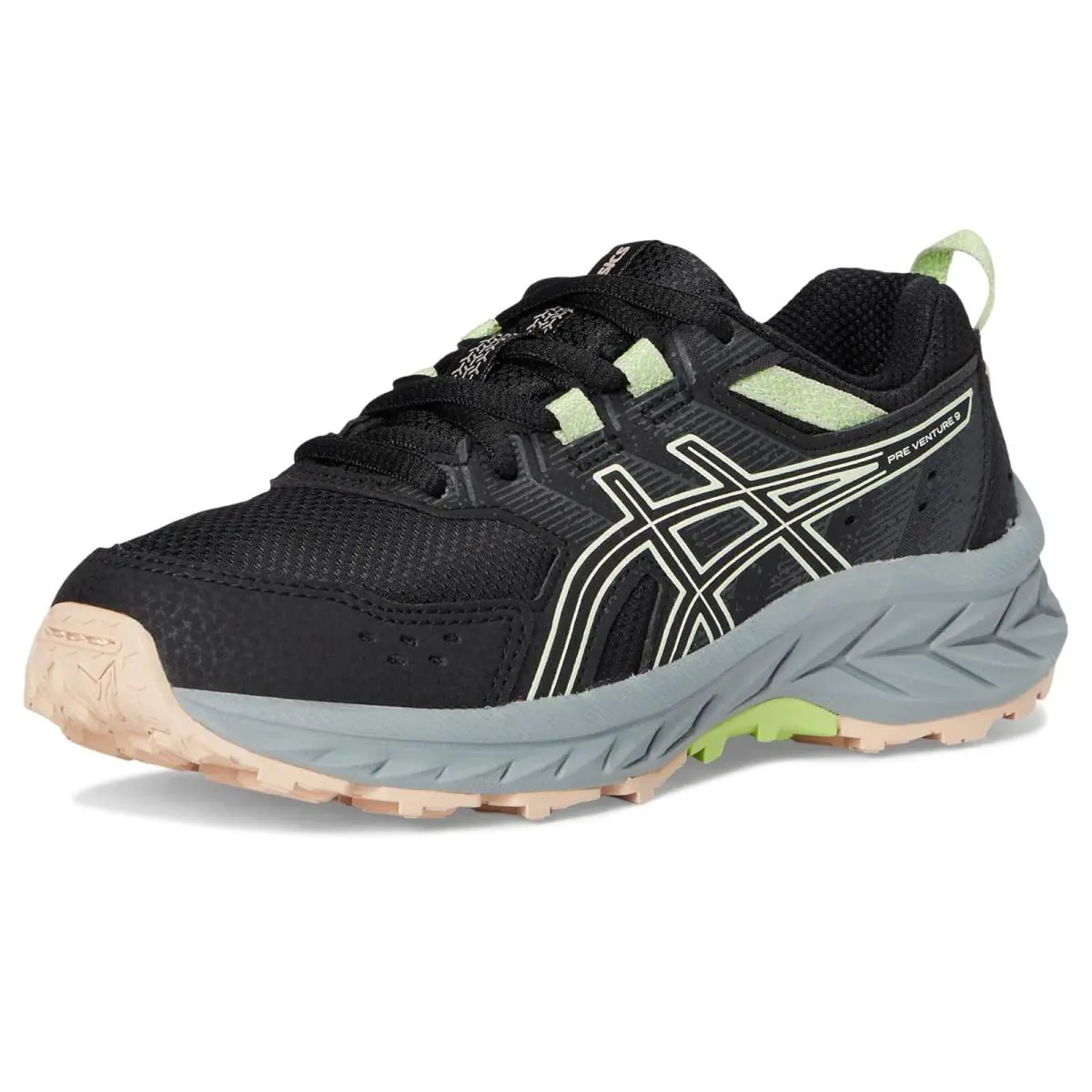 Asics shoes - Black/Whisper Green 12