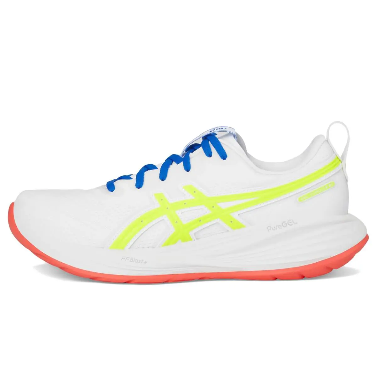 Asics shoes - White/Safety Yellow 2