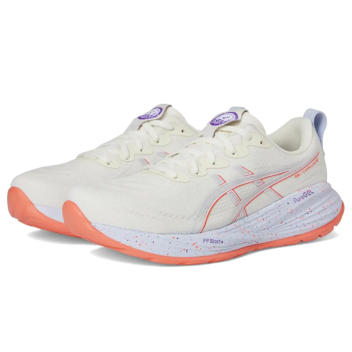 Asics shoes - Cream/Edo Purple 6
