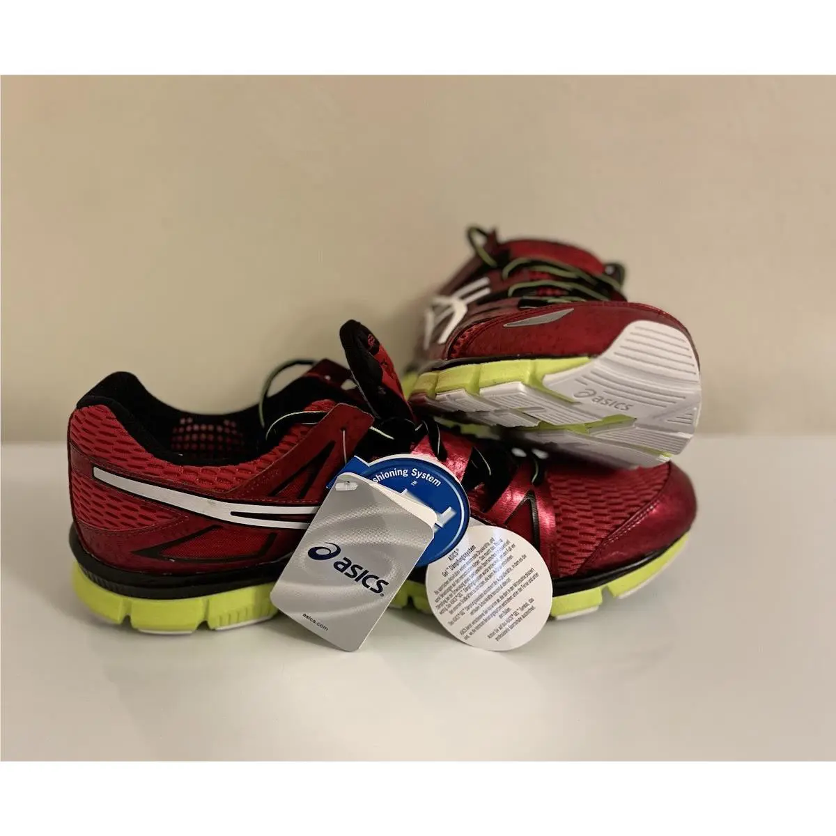 Asics shoes - ASICS Gel 1130 - Gel - Red White Lime (UPC: 0885681543608) 6