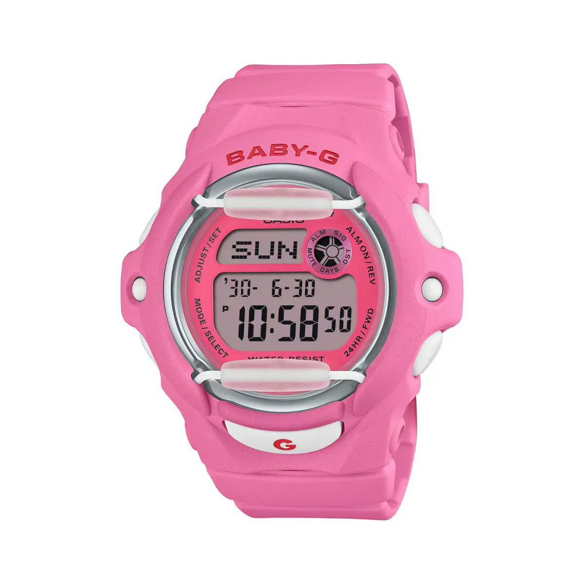 Casio Baby-g BG169CH-4 Digital Pink Resin Women’s Shock Resistant Sport Watch